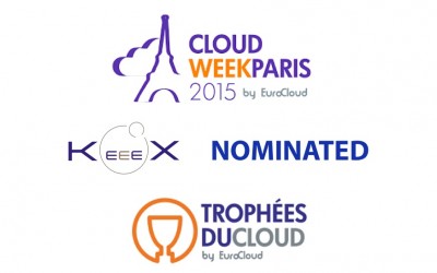 KeeeX Nominated for Trophées du Cloud 2015