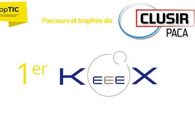 KeeeX reçoit le Prix Innovation Sécurité du CLUSIR PACA lors du Top TIC